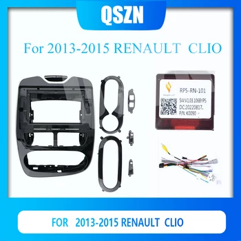 10-Дюймовый 2 Din Автомобильный радиоприемник DVD Установочная Панель Для 2013-2015 RENAULT CLIO Audio Dash Fit Panel Комплект Отделки Приборной Панели Рамка