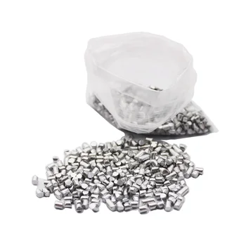 100 г/1000 г алюминиевых гранул, Дробь 99% Чистоты Для литья металлических гранул с покрытием
