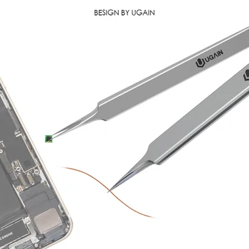 1шт длина 15см электронные повышенной точности пинцет для ремонта мобильного телефона печатной платы IC чип BGA паяя анти-обжигающий пинцет