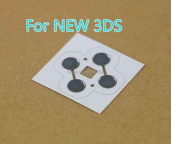 1шт для Новой Консоли 3DS Крестовая Клавиша ABXY Button Проводящая Прокладка для Nintend New 3DS ABXY Cross Buttons Пленка Металлическая Нашивка
