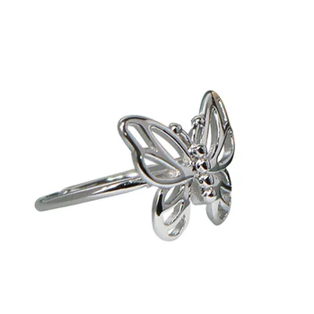 2023 Новый крутой стиль, минималистичный дизайн, Кольцо из стерлингового серебра 925 пробы с бабочкой, Женское кольцо