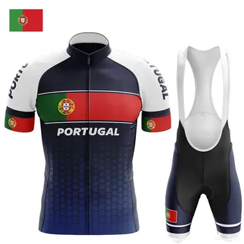2024 Португалия Велосипедная Одежда Мужской Летний Комплект Из Джерси Для Велоспорта С Коротким Рукавом MTB Велосипедная Одежда Для Триатлона Maillot Ropa Ciclismo
