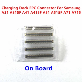 5 шт. Для Samsung A31 A315 A315F A41 A415 A415F A51 A515 A515F A71 A715 USB-док-станция для зарядки Гибкие печатные платы Разъемы на плате /Flex