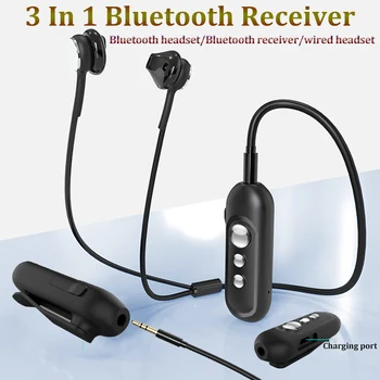 Bluetooth-приемник для наушников с разъемом 3,5 мм, беспроводной адаптер Bluetooth Aux, аудиомузыкальный приемник, автомобильные комплекты сверхдлинного срока службы.