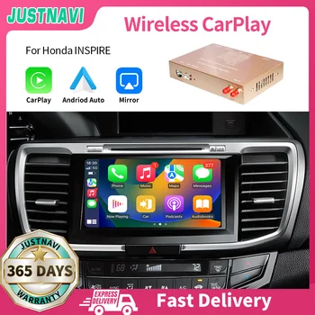 JUSTNAVI Беспроводной Apple Carplay для Honda INSPIRE, экран Android, Автоматический модуль, Навигационный декодер, Зеркальная коробка, функция AirPlay 7
