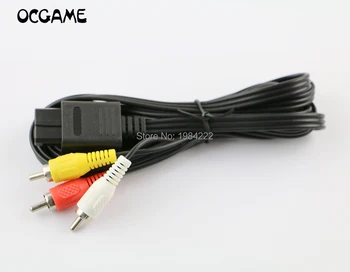OCGAME 3 шт./лот 1,8 М ТВ S-Video AV Кабель К RCA Для Игровой Консоли Super Nintendo N64 SNES Видео Аудио Кабели Шнур-адаптер