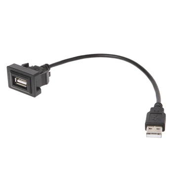 U90C AUX USB Порт Кабель 12-24 В Шнур Провод USB Адаптер для Зарядки Vios/