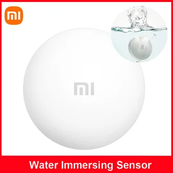 Xiaomi Датчик погружения в воду Детектор утечки воды для дома Дистанционная сигнализация Датчик замачивания для безопасности Работа с приложением Mijia