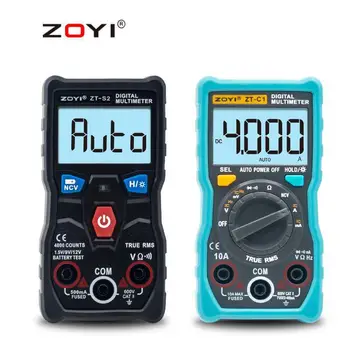 ZOYI ZT-C1 4000 Отсчетов Цифровой Мультиметр Профессиональный Тестер транзисторов постоянного/переменного напряжения Измеритель конденсатора ZT-C2/ZT-C3/ZT-C4