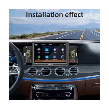 Автомагнитола CarPlay на 1 Din, 5-дюймовый MP5-плеер, Bluetooth Hands Free, A2DP, USB FM-приемник 151C