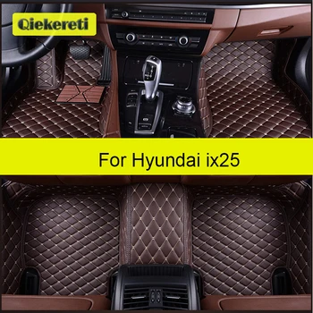 Автомобильные коврики QIEKERETI для Hyundai ix25 Creta Foot Coche Аксессуары Автомобильные ковры