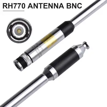 Антенна RH770 BNC Антенна для рации 144/430 МГц 3,0/5,5 дБи 20 Вт Телескопическая антенна HT/Сканер