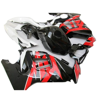 Бесплатные пользовательские комплекты обтекателей для кузова мотоцикла Honda CBR600 F3 1997 1998 красно-черный комплект обтекателей cbr600 f3 97 98 VB18