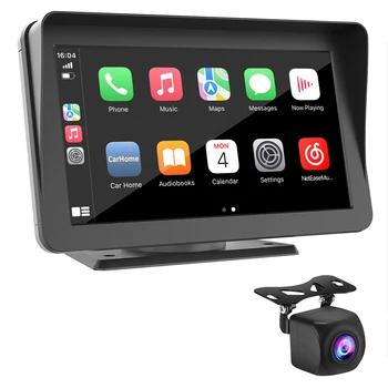Беспроводной автомобильный видео-аудиоплеер Carplay, универсальный экран подключения мобильного телефона, Bluetooth-совместимые автоаксессуары
