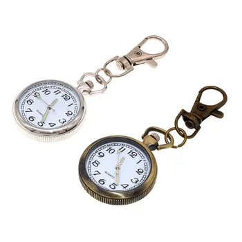 Брелок Для Ключей Часы Карманные Часы Мода Медсестра Часы Брелок Брелок Часы С Батареей Доктор Медицинский Новое Поступление