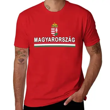 Дизайн майки сборной Венгрии - Национальная футболка Magyarorszag, кавайная одежда, милые топы, Короткая футболка, мужские футболки большого и высокого размера