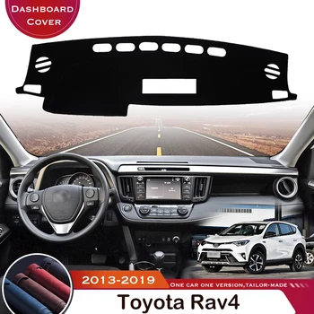Для Toyota Rav4 XA40 2013 ~ 2019 RAV 4 40 Автомобильный Коврик для Приборной панели Коврик Ковер Анти-УФ Противоскользящий Автомобильный Чехол Кожаный Коврик для Приборной панели