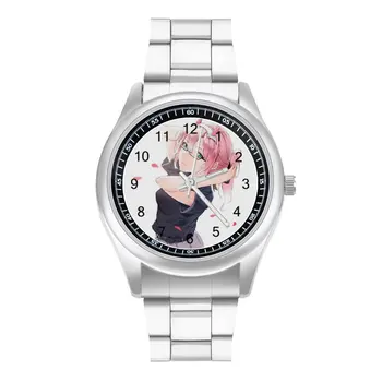 Кварцевые часы Zero Two Спортивные наручные часы унисекс из нержавеющей стали Аналоговые женские наручные часы