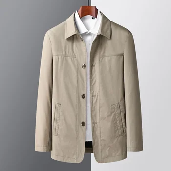 Мужской повседневный пиджак-блейзер 2023 Весна Осень хлопок Slim s Роскошные деловые пальто Casaco Masculino Верхняя одежда для мужчин