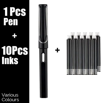 Набор чернил для авторучки 11шт, Многофункциональная чернильная ручка для каллиграфии, 0,38 мм, наконечник EF, Школьные принадлежности, Канцелярские принадлежности, Гелевые Ручки