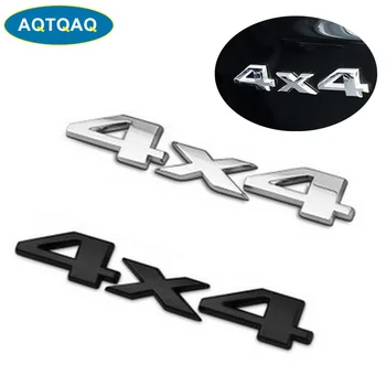 Наклейка для полноприводного автомобиля AQTQAQ 3D 4x4 Логотип Эмблема Значок Наклейки Аксессуары для стайлинга автомобилей Frod Bmw Lada Honda Audi Toyota
