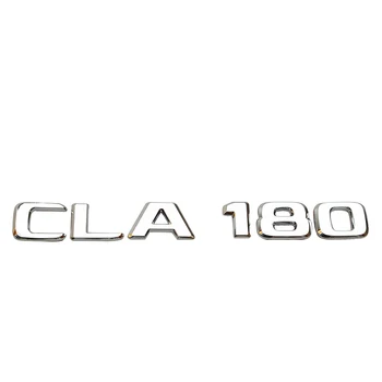 Наклейка На Значок Багажника Автомобильная Наклейка Сзади Для Mercedes Benz CLA CLA180 CLA200 CLA220 CLA250 CLA260 W117 Декоративный Логотип ABS Chrome