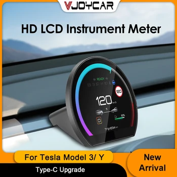 Новейшая модель 3-Y HUD ЖК-приборная панель Цифровой интеллектуальный датчик система Linux Спидометр для модификации Tesla Автомобильные аксессуары