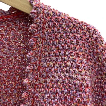 Новинка 2023 года, женский свитер, кардиган, весна-осень, пуговицы с V-образным вырезом, однотонный Элегантный уличный шик, Потрясающий модный дизайн, Модный M