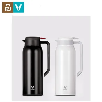 Оригинальная Вакуумная Чашка Youpin Steel VIOMI Thermo Mug 1,5 л Из Нержавеющей стали 24-Часовая Колба Чайник для Воды для Ребенка для умного дома