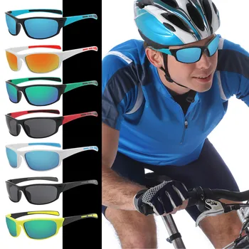 Поляризованные велосипедные очки, спортивные солнцезащитные очки для отдыха на природе, ветрозащитные очки для верховой езды, прозрачные американские аксессуары для активного отдыха