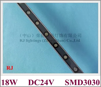 Светодиодная настенная шайба рекламный свет прожектор украшения DC24V входной сигнал алюминий SMD3030 18 LED 18W 1800lm IP65 1000mm * 30mm *20mm