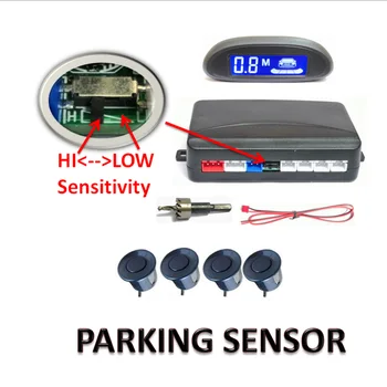 Система датчиков парковки автомобиля ЖК-дисплей заднего хода Ra-dar Звуковое оповещение о парковке автомобиля задним ходом Ra-dar с 4 регулируемыми датчиками