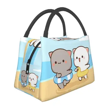 Термоизолированная сумка для ланча с рисунком кота Моти из мультфильма 
