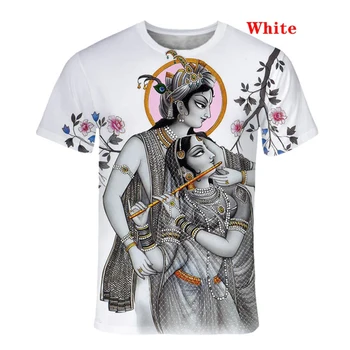 Футболка с 3D принтом индийского божества Лорда Шивы с круглым вырезом и короткими рукавами, модная мужская и женская молодежная футболка оверсайз си