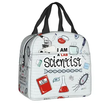 Я ученый, изолированная сумка для ланча для женщин, Герметичный Научный холодильник для физики, химии, биологии, тепловой ланч-бокс для пикника